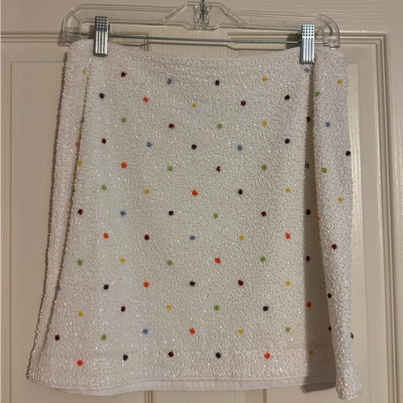 & Other Stories White Beaded Skirt Set - Picture 4 of 6